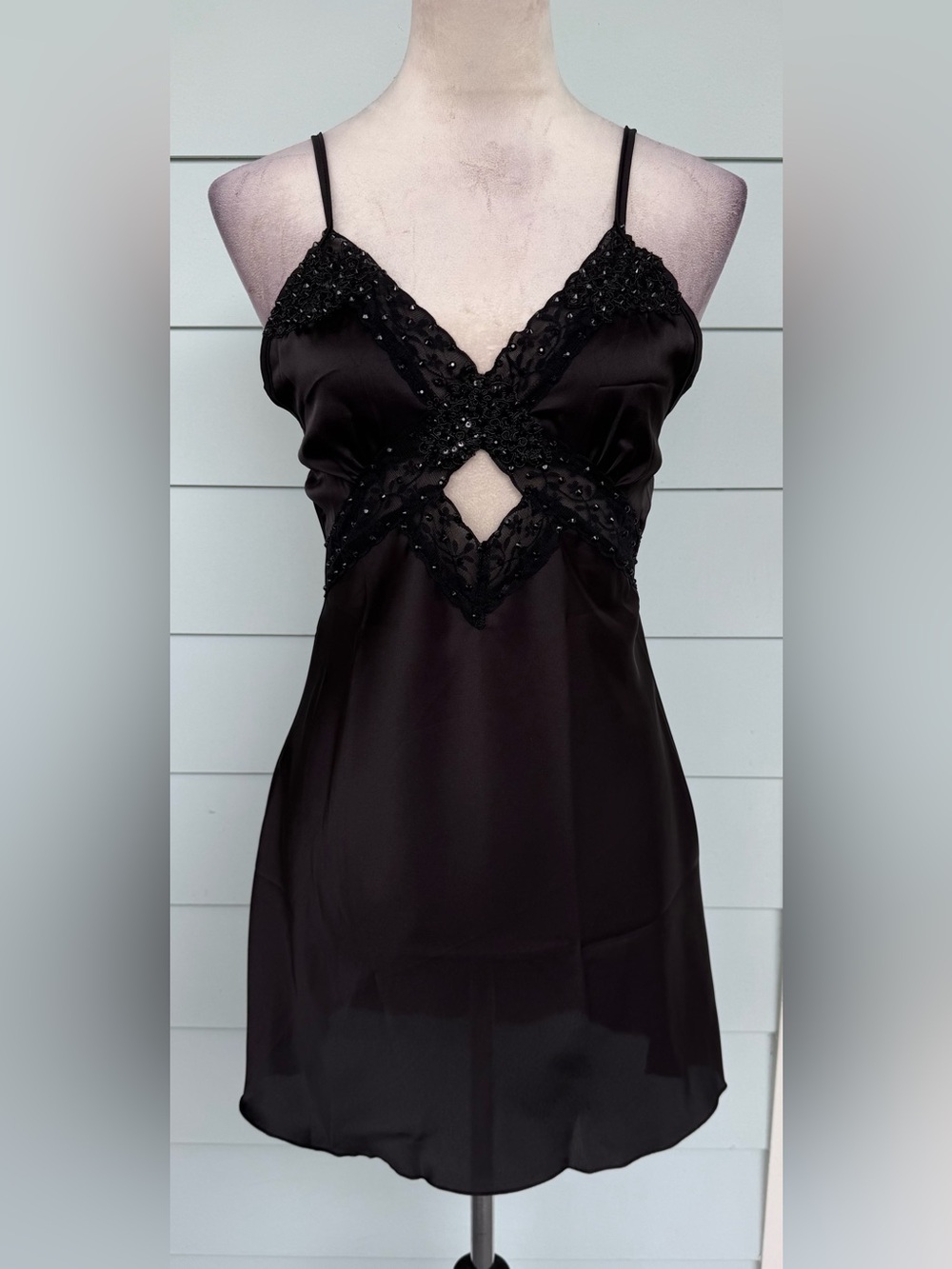 Black Slip Dress Dance Costume